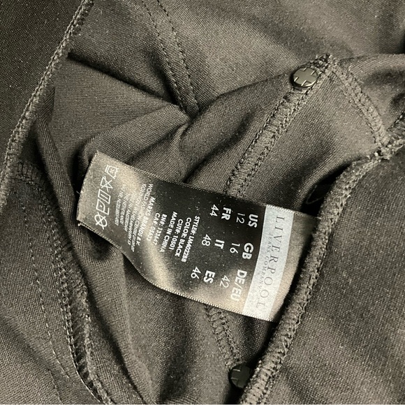 Liverpool Brown Elastic Waist Stretch Pants Trousers- Size-12/31 - Picture 5 of 8